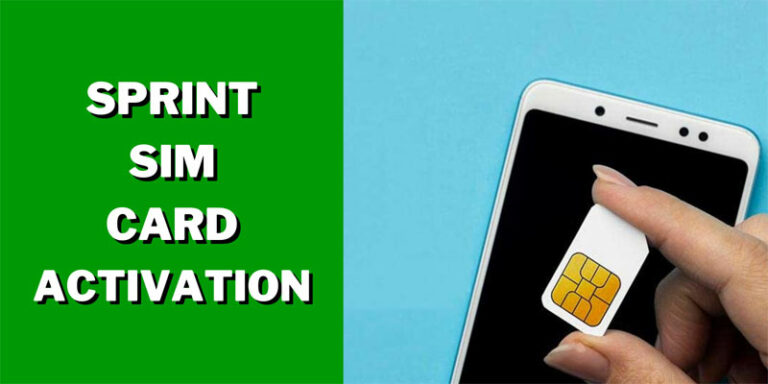 Sprint SIM Card Activation