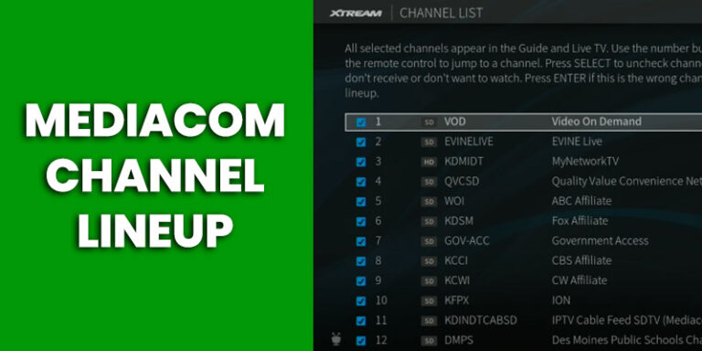 Mediacom Channel Lineup